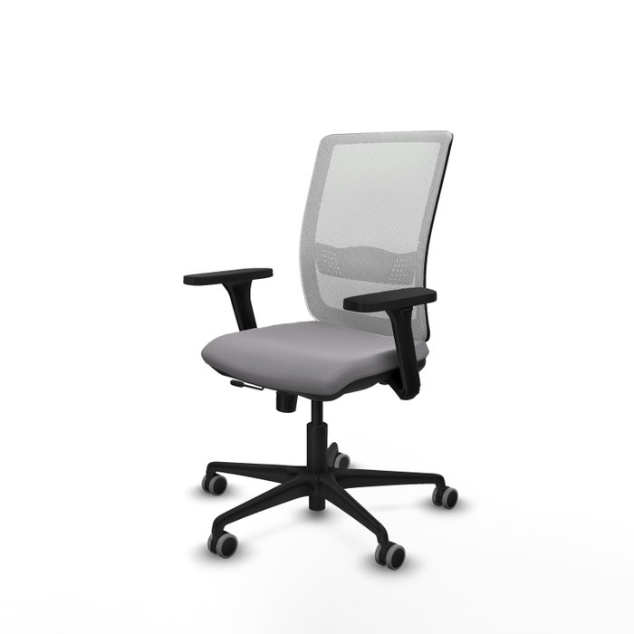PIQUERAS Y CRESPO Silla de oficina Haches Gris y Blanco PIQUERAS Y CRESPO Silla de oficina Haches Gris y Blanco