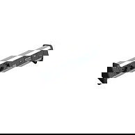 Bachmann DESK Regleta de Sobremesa 3 Enchufes Schuko 2 Puertos LAN RJ-45 CAT6 1 Puerto USB 3.0 230V 16A Negro y Gris