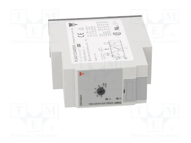 CARLO GAVAZZI PUA01CD48500V Relé de monitorización de tensión 24-48VAC/VDC CARLO GAVAZZI PUA01CD48500V Relé de monitorización de tensión 24-48VAC/VDC