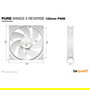 Be Quiet! Pure Wings 3 120mm PWM Reverse Ventilador PC Blanco Triple-Pack, 80 m³/h, 1500 RPM