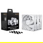 Be Quiet! Pure Wings 3 120mm PWM Reverse Ventilador PC Blanco Triple-Pack, 80 m³/h, 1500 RPM