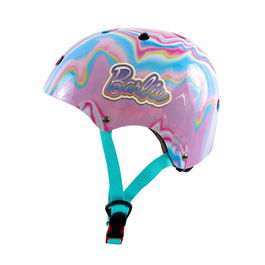 Deqube Barbie Casco Ajustable Talla 50-54cm para Niños 3-8 Años