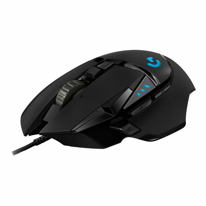 Logitech G502 HERO Ratón Gaming 25600 DPI Negro
