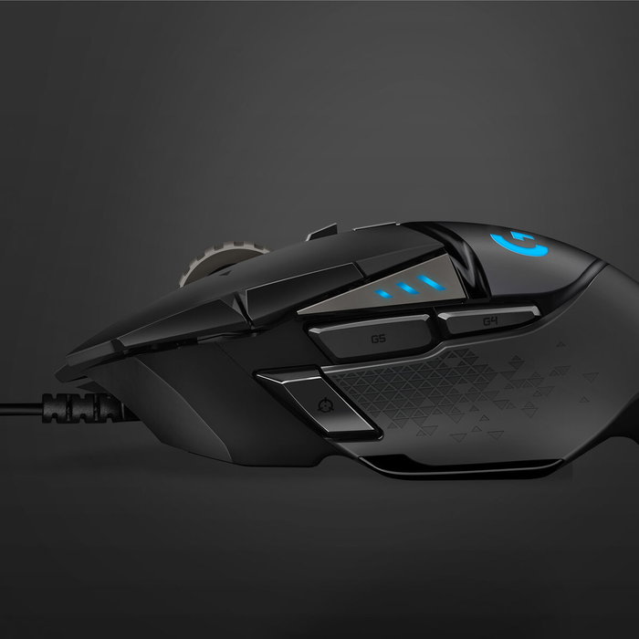 Logitech G502 HERO Ratón Gaming Negro