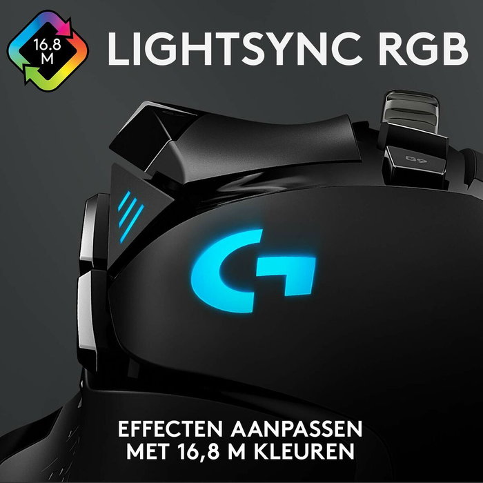 Logitech G502 HERO Ratón Gaming Negro