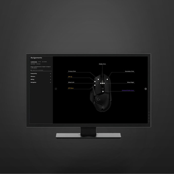 Logitech G502 HERO Ratón Gaming Negro