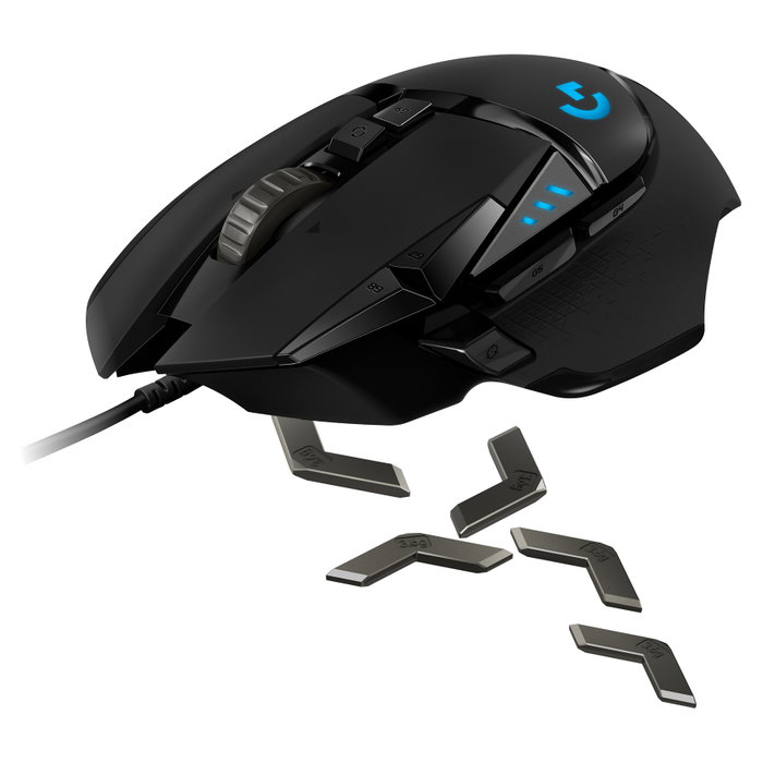Logitech G502 HERO Ratón Gaming Negro