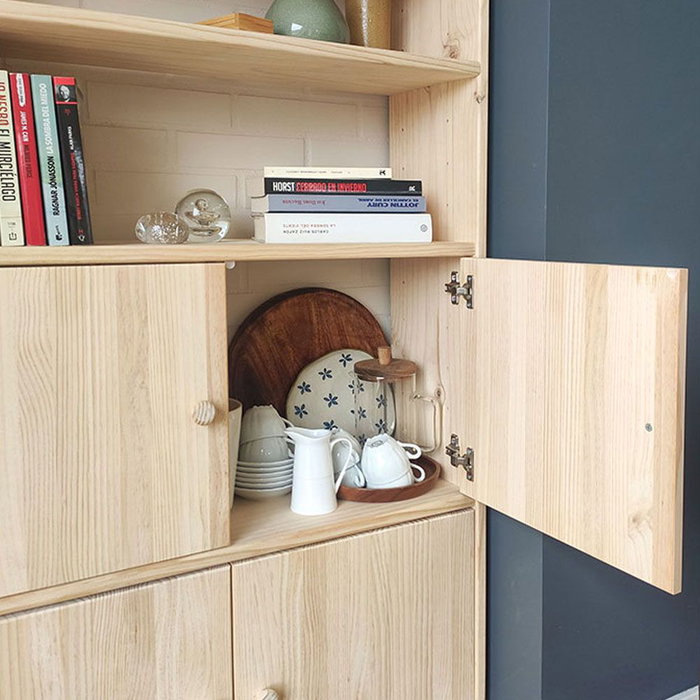 Astigarraga Puerta Gala para Estanterías 45 x 35.5cm Madera Natural