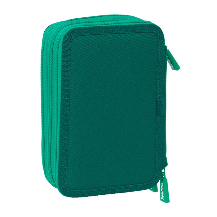 Safta Plumier Triple Real Betis Balompié 37 Pcs Resistente Al Agua