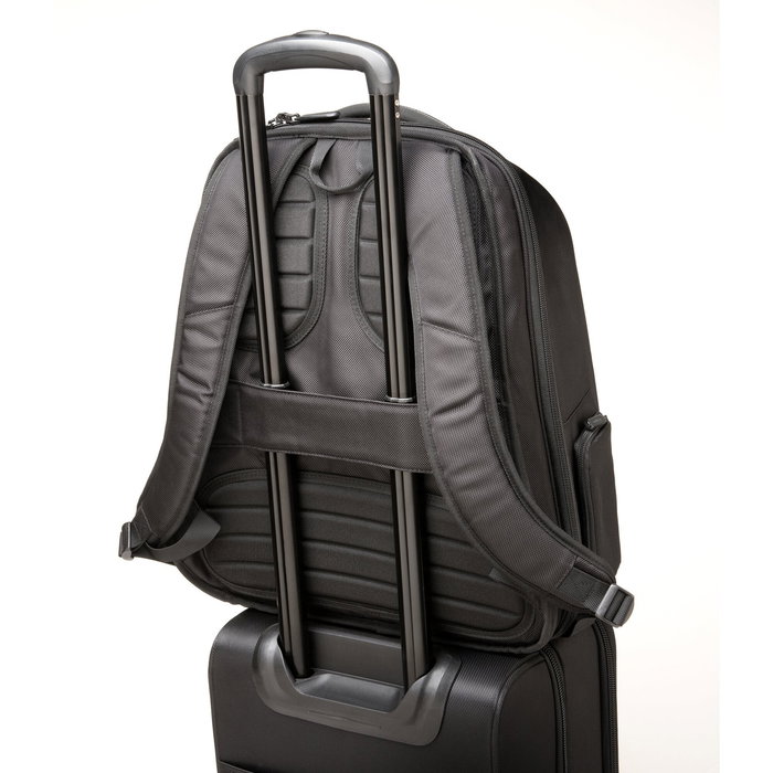 Kensington Mochila Contour 2.0 Pro para Portátil 17" Ergonómica, Compatible TSA, con Bolsillo RFID y Resistente al Agua