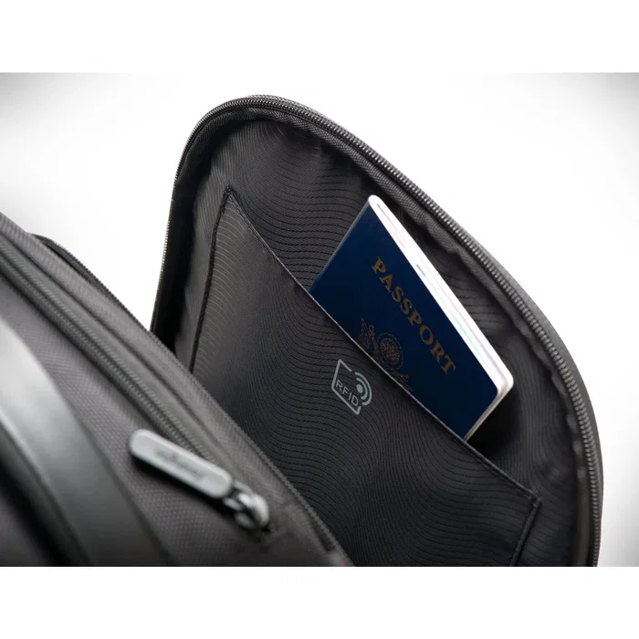 Kensington Mochila Contour 2.0 Pro para Portátil 17" Ergonómica, Compatible TSA, con Bolsillo RFID y Resistente al Agua