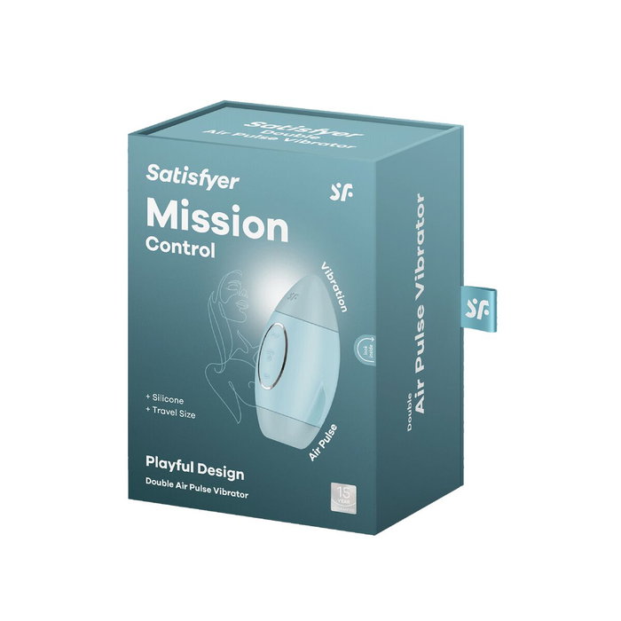 SATISFYER Mission Control Double Air Pulse Vibrador Azul SATISFYER Mission Control Double Air Pulse Vibrador Azul