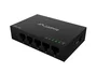 Lanberg DSM1-1005 Switch de 5 puertos 1Gb/s Gigabit Ethernet con carcasa metálica