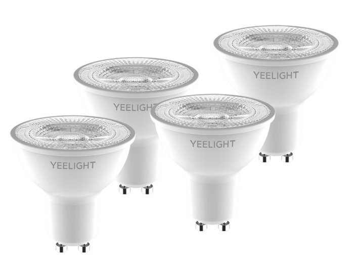 Yeelight Bombilla GU10 W1 regulable, WiFi, 2700K (Pack de 4) Yeelight Bombilla GU10 W1 regulable, WiFi, 2700K (Pack de 4)