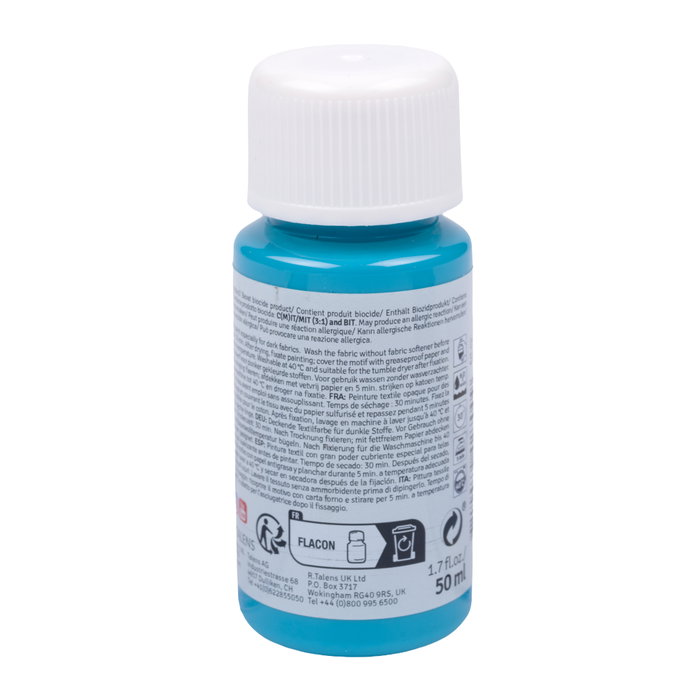Talens Art Creation Pintura Textil Opaca Azul Turquesa 50 ml