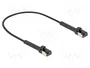 DeLOCK Cable de Red RJ45 Slim Cat8.1 U/FTP 40 Gbps Negro 0,25 m