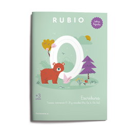 RUBIO Cuaderno A4 Escritura con Letra Ligada (+3 años) lifetyle