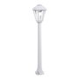 Fumagalli Farol Baliza con Poste, Modelo Giaffa/Giampy, Blanco, E27, IP55, Máx. 23W, Resina UV, Anticorrosión, Ø210 x 995 mm