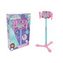 LEXIBOOK Micrófono Karaoke Soporte Ajustable La Casa de Muñecas de Gabby