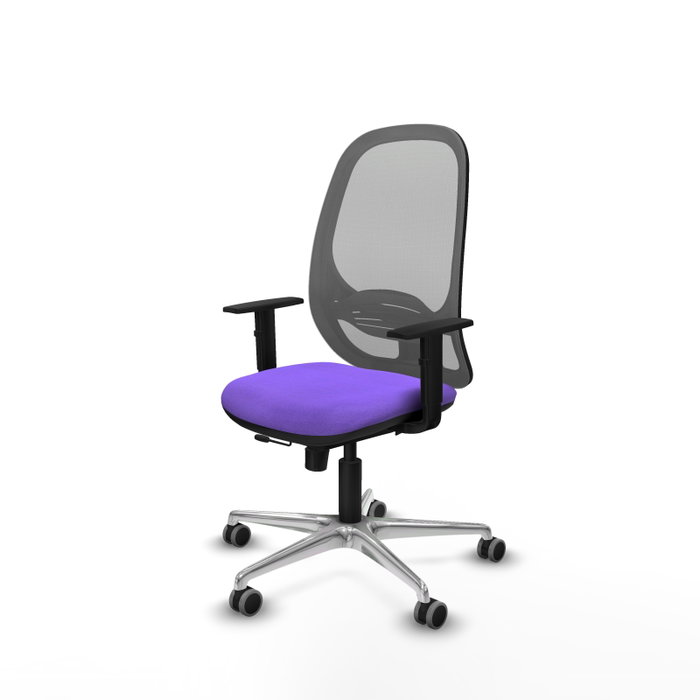 PIQUERAS Y CRESPO Silla de oficina Cilanco con mecanismo Sincro/Traslack, Lila y Gris PIQUERAS Y CRESPO Silla de oficina Cilanco con mecanismo Sincro/Traslack, Lila y Gris