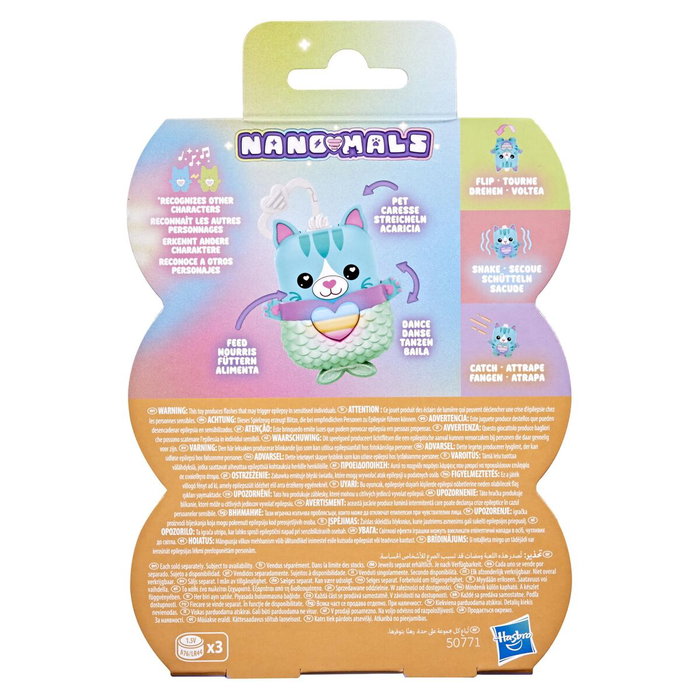 Hasbro Nano-mals Pawtricia la gatita azul, compañera electrónica Hasbro Nano-mals Pawtricia la gatita azul, compañera electrónica
