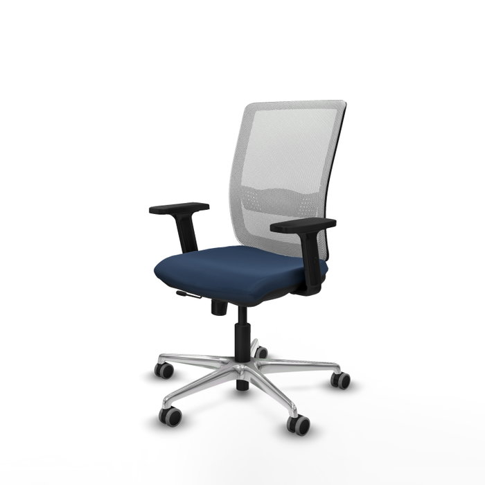 PIQUERAS Y CRESPO Silla de oficina Haches Azul marino y Blanco PIQUERAS Y CRESPO Silla de oficina Haches Azul marino y Blanco