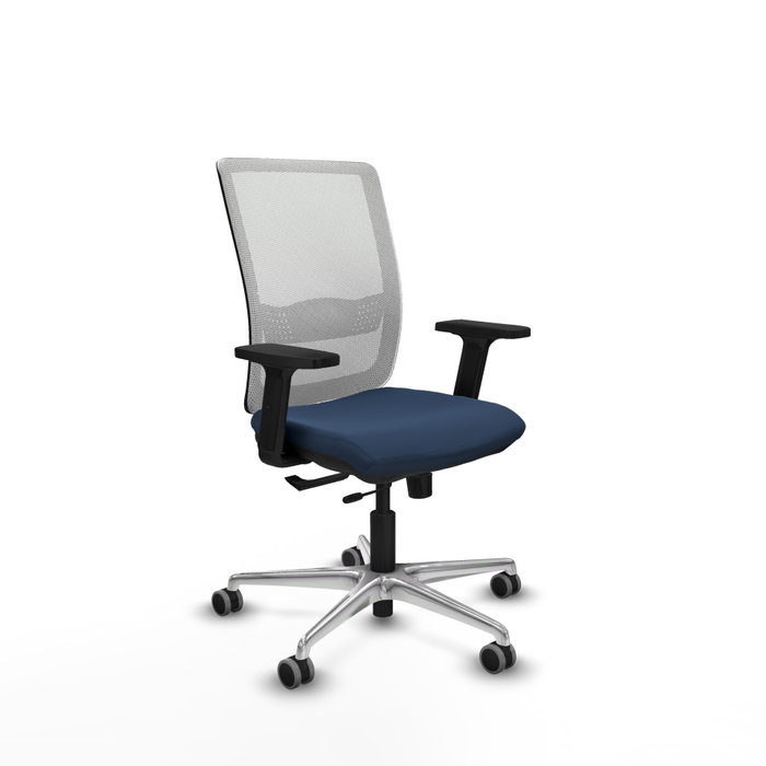 PIQUERAS Y CRESPO Silla de oficina Haches Azul marino y Blanco PIQUERAS Y CRESPO Silla de oficina Haches Azul marino y Blanco