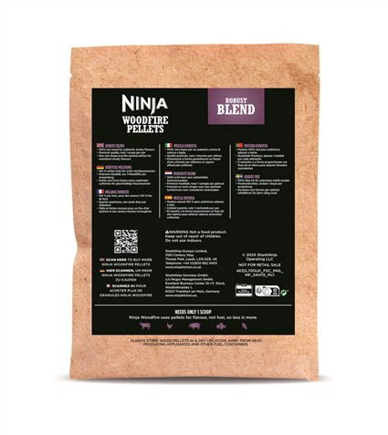 Ninja XSKOGRBPLT2EU OG701/850/901EU Pellets Mezcla Intensa para Barbacoa Woodfire