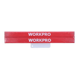 Workpro Lápiz de Carpintero Rojo de Madera con Mina de Grafito Macizo, Juego de 2 Unidades, Medida de Mina 52 mm