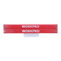 Workpro Lápiz de Carpintero Rojo de Madera con Mina de Grafito Macizo, Juego de 2 Unidades, Medida de Mina 52 mm