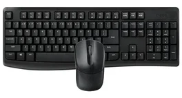 Rapoo X1800Pro Kit de teclado y ratón inalámbrico QWERTY Negro