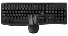 Rapoo X1800Pro Kit de teclado y ratón inalámbrico QWERTY Negro