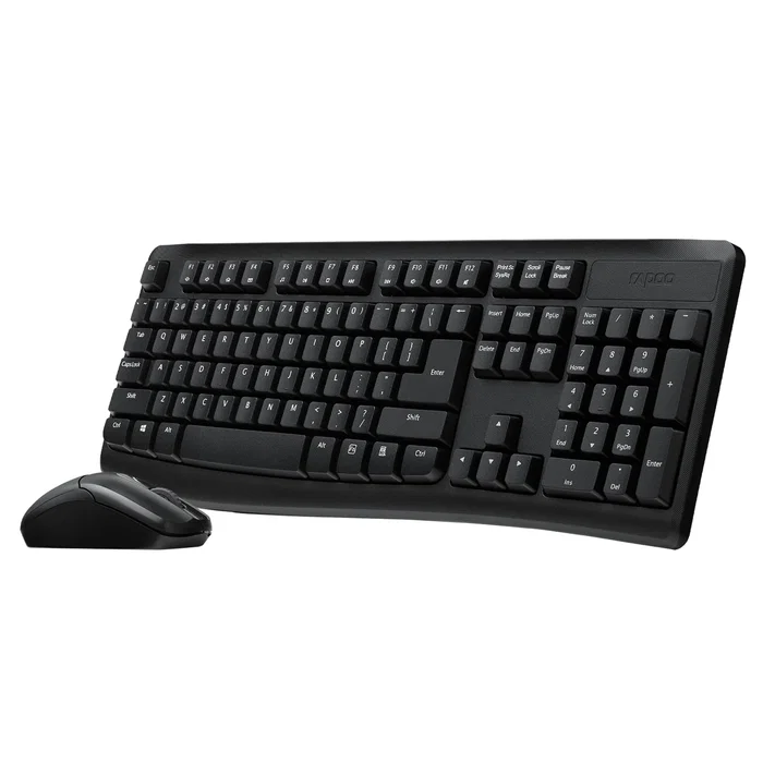 Rapoo X1800Pro Kit de teclado y ratón inalámbrico QWERTY Negro Rapoo X1800Pro Kit de teclado y ratón inalámbrico QWERTY Negro