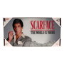 Scarface Póster de cristal The World Is Yours (Grey Background) 60 x 30 cm
