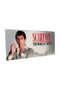 SD Toys Póster de cristal Scarface The World Is Yours Fondo Gris 60 x 30 cm