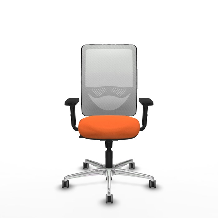 PIQUERAS Y CRESPO Silla de oficina Zulema Naranja y Blanco PIQUERAS Y CRESPO Silla de oficina Zulema Naranja y Blanco