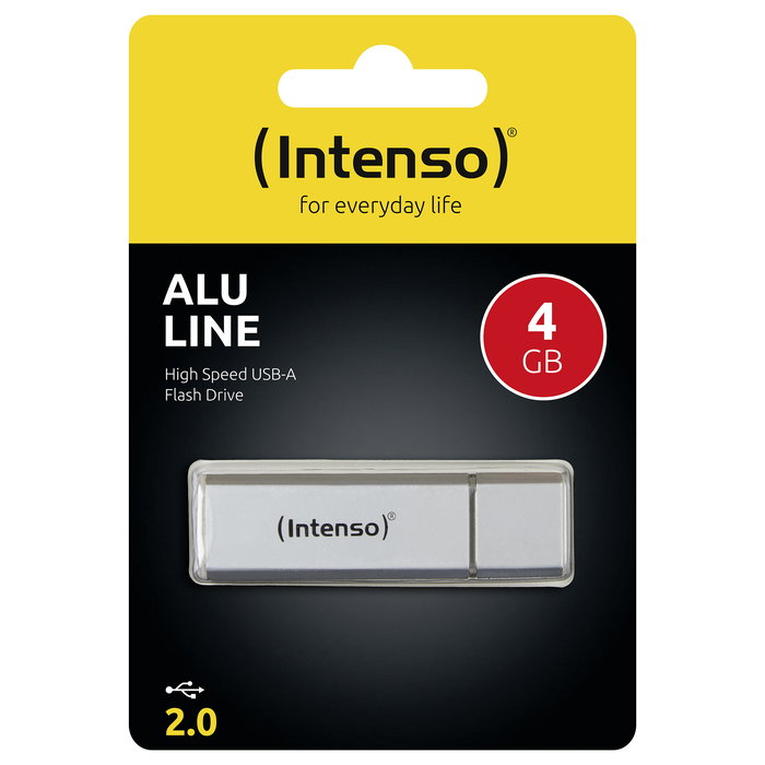 Intenso Alu Line Stick 4GB USB 2.0 Plata Intenso Alu Line Stick 4GB USB 2.0 Plata