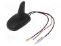 PER.PIC. Antena de coche SHARK 15dBi AM, DAB, FM