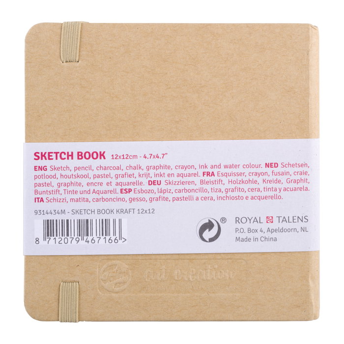 Talens Art Creation Cuaderno de Bocetos Cubierta Kraft 12 x 12 cm Talens Art Creation Cuaderno de Bocetos Cubierta Kraft 12 x 12 cm