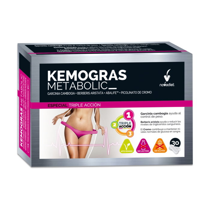 Nova Diet Kemogras metabolic 30 cápsulas vegetales Nova Diet Kemogras metabolic 30 cápsulas vegetales