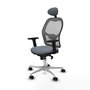 PIQUERAS Y CRESPO Silla de oficina Jorquera Gris
