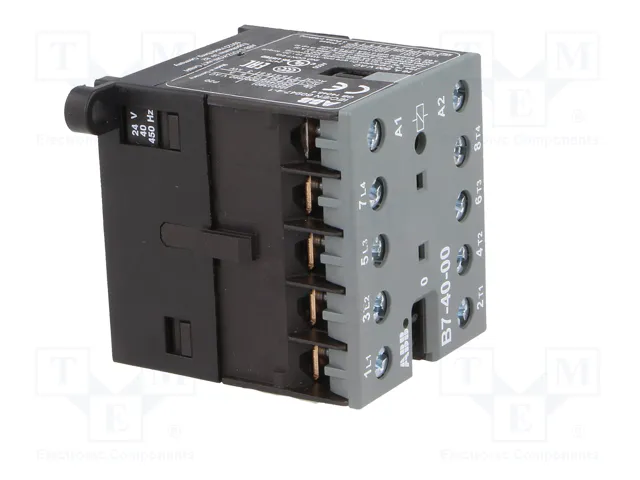 ABB Contactor B7 4-polar 12A 24VAC NO x4