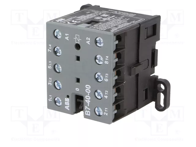 ABB Contactor B7 4-polar 12A 24VAC NO x4