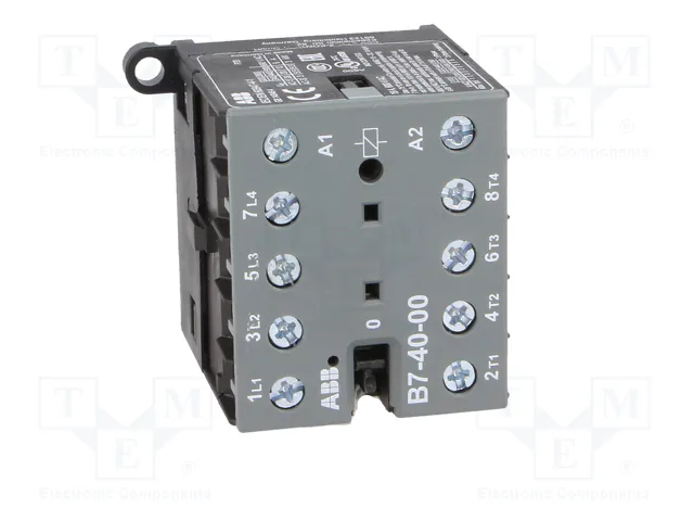 ABB Contactor B7 4-polar 12A 24VAC NO x4