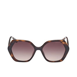 Guess Gafas GU8292 52F Gafas de Sol para Mujer, Montura Habana Oscuro, Cristales Marrón Degradado, 52 mm