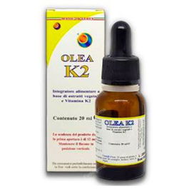 HERBOPLANET Olea K2 20Ml Vitamina K2 Complemento Alimenticio para Huesos y Coagulación