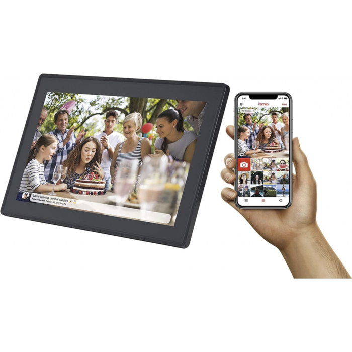 Braun DigiFrame 1518 WiFi - Marco de fotos digital 15,6 pulg. con WiFi y pantalla táctil