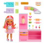 MGA Rainbow High Playset Dessert Shop con Muñeca Kandy 522058 - Juguete Creativo para Niñas +6 años