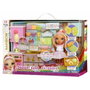 MGA Rainbow High Little Dessert Shop Playset con Muñeca Kandy y Kit de Repostería