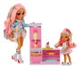 MGA Rainbow High Little Dessert Set de Juego Tienda de Dulces con Kit de Pastelería y Muñeca Exclusiva 20,3x29,20x13,46 cm